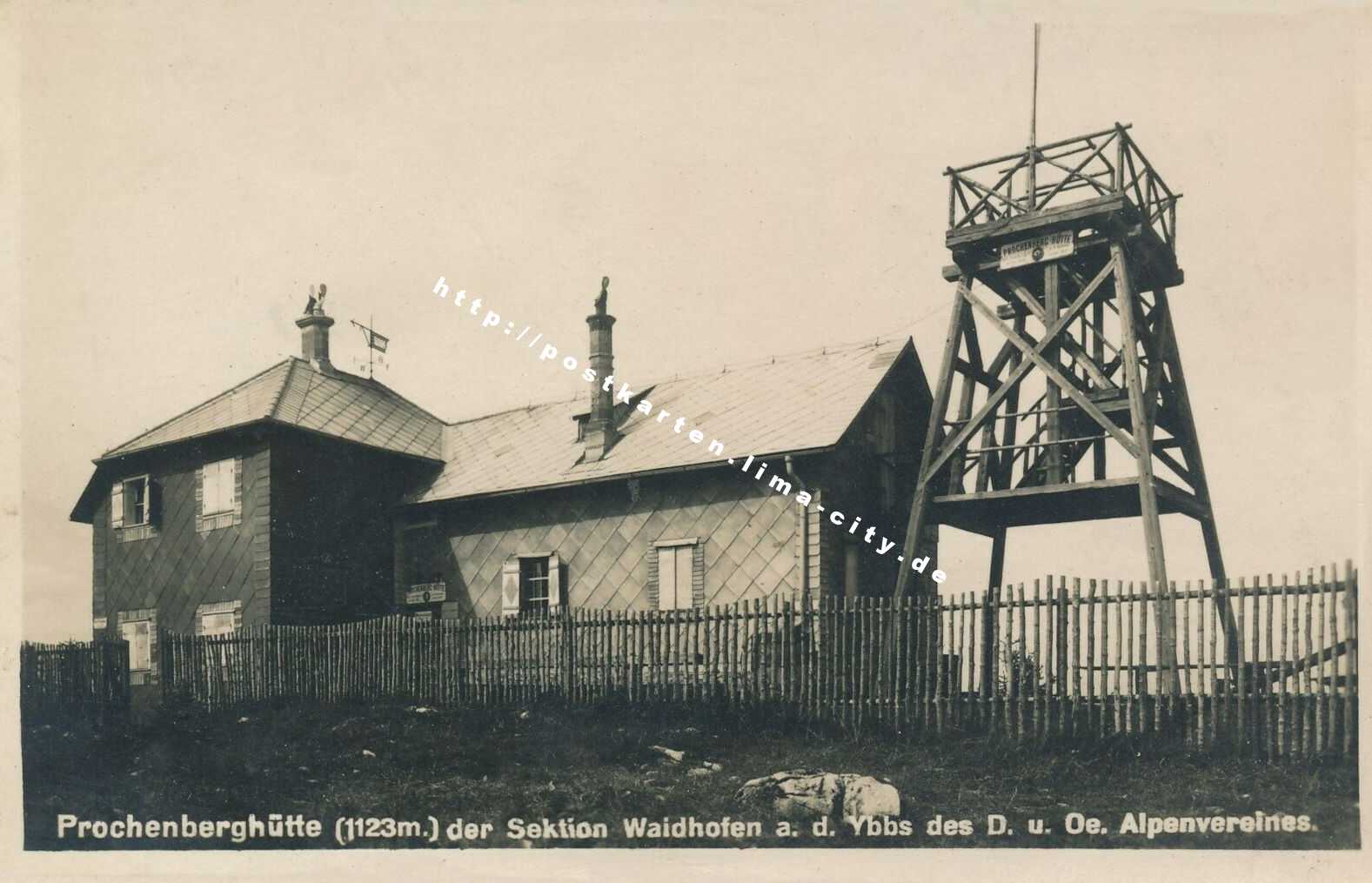 Ybbsitz Prochenberghütte 1928